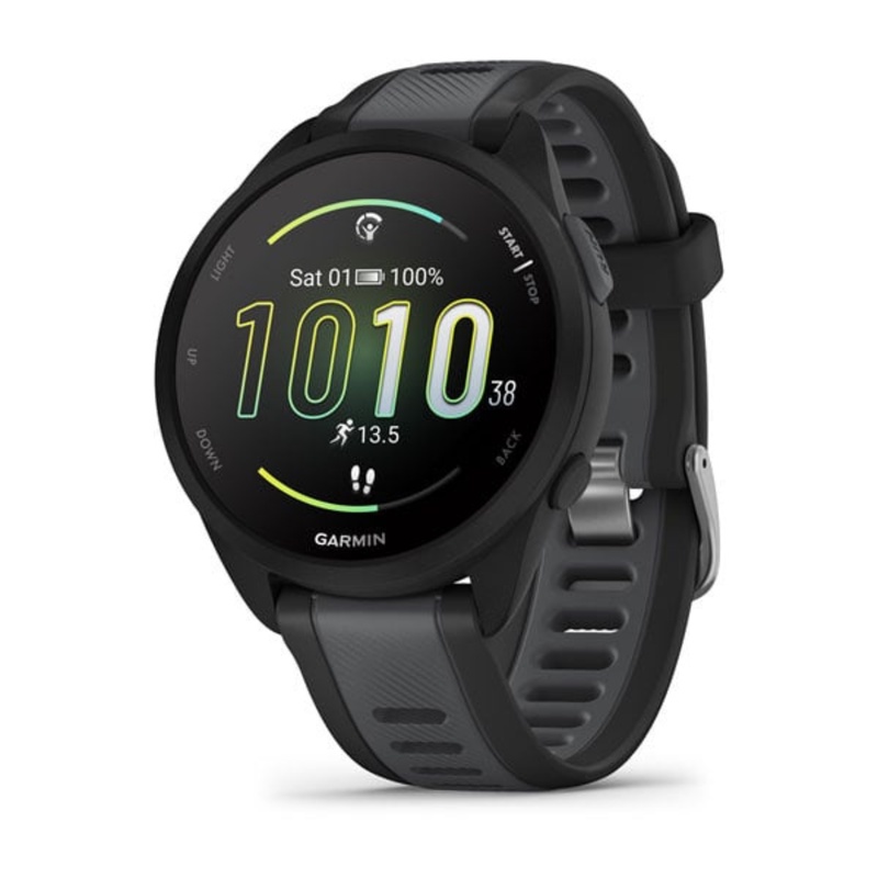 Jual Jam Tangan Lari Pria Garmin Forerunner 165 Black - Slate Gray Original 010-02863-Aa - hoops.sakaraguna.com