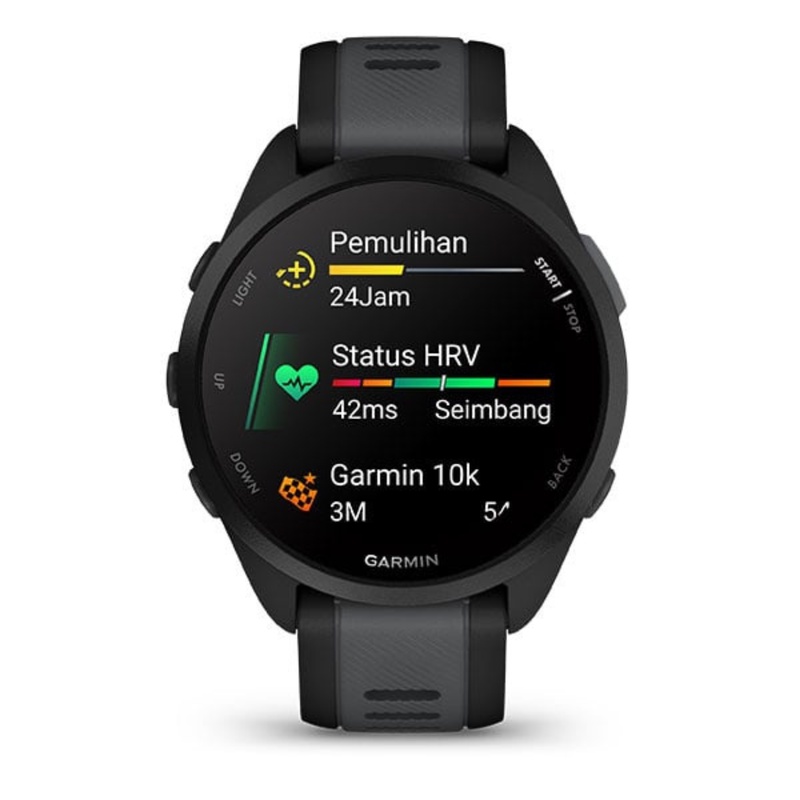 Jual Jam Tangan Lari Pria Garmin Forerunner 165 Black - Slate Gray Original 010-02863-Aa - hoops.sakaraguna.com