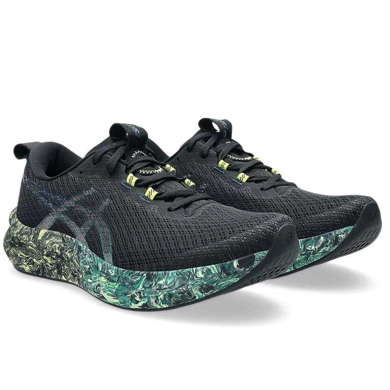 Jual Sepatu Lari Asics Noosa Tri 16 Black - Jasper Green Original 1011B872.004 - hoops.sakaraguna.com