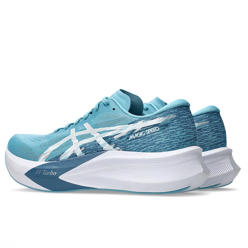 Jual Sepatu Lari Asics Magic Speed 4 Standard Stillwater - White Original 1011B875.402 - hoops.sakaraguna.com