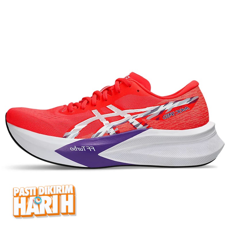Jual Sepatu Lari Asics Magic Speed 4 Flash Red - White Original 1011B875.600 - hoops.sakaraguna.com