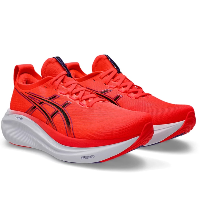 Jual Sepatu Lari Asics Gel-Nimbus 27 Flash Red - Black Original 1011B958.600 - hoops.sakaraguna.com