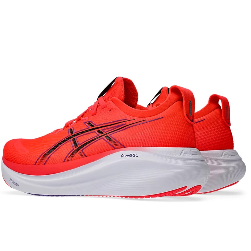 Jual Sepatu Lari Asics Gel-Nimbus 27 Flash Red - Black Original 1011B958.600 - hoops.sakaraguna.com