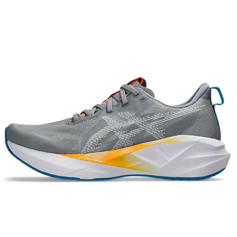 Jual Sepatu Lari Asics Novablast 5 Wide Gravel-White Original 1011B975.020 - hoops.sakaraguna.com