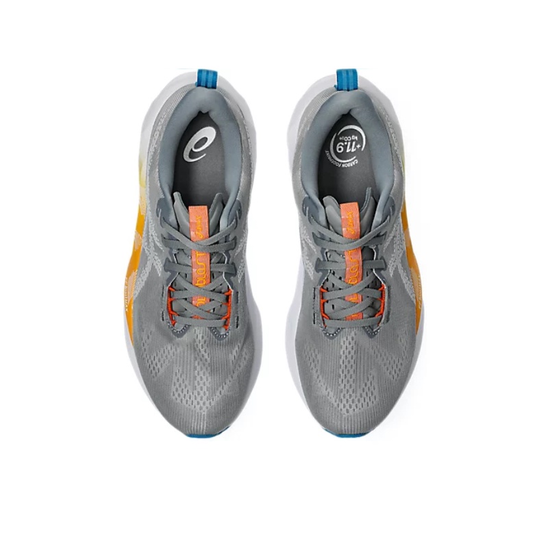 Jual Sepatu Lari Asics Novablast 5 Wide Gravel-White Original 1011B975.020 - hoops.sakaraguna.com