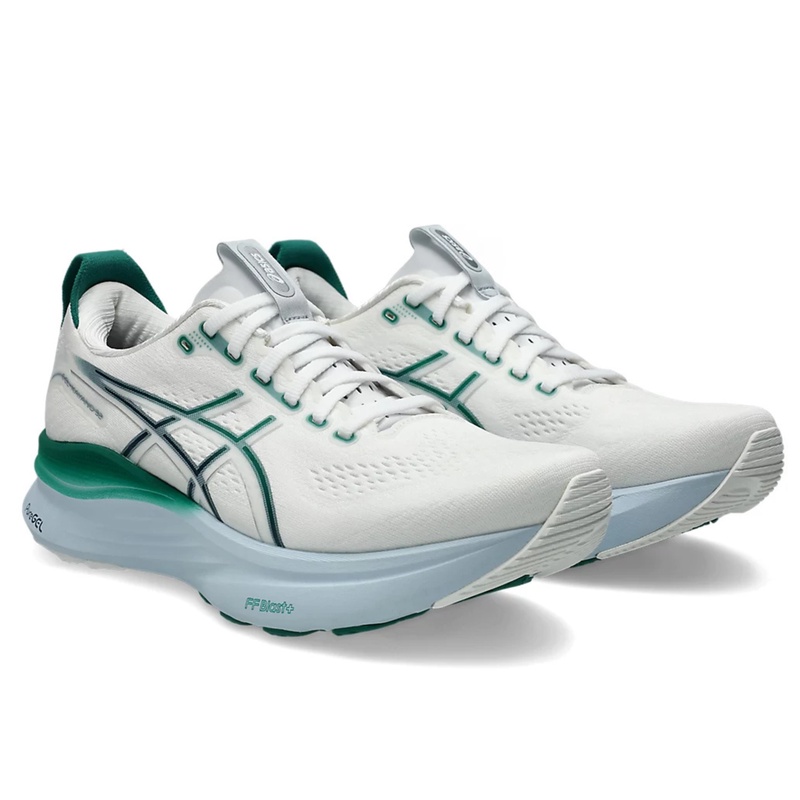 Jual Sepatu Lari Asics Gel-Kayano 32 Standard White - Jasper Green Original 1011C052.102 - hoops.sakaraguna.com