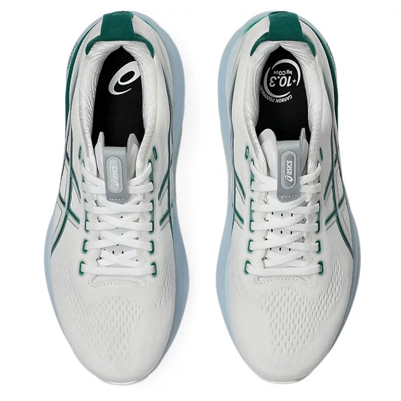 Jual Sepatu Lari Asics Gel-Kayano 32 Standard White - Jasper Green Original 1011C052.102 - hoops.sakaraguna.com