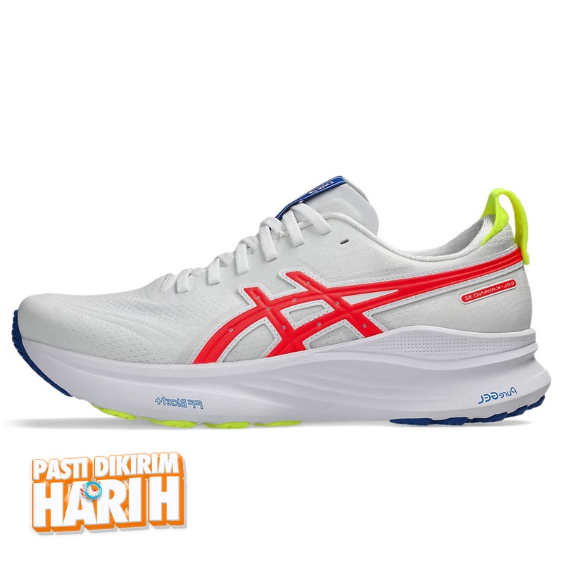 Jual Sepatu Lari Asics Gel-Kayano 32 Asics Track Club White - Flash Coral Original 1011C132.100 - hoops.sakaraguna.com