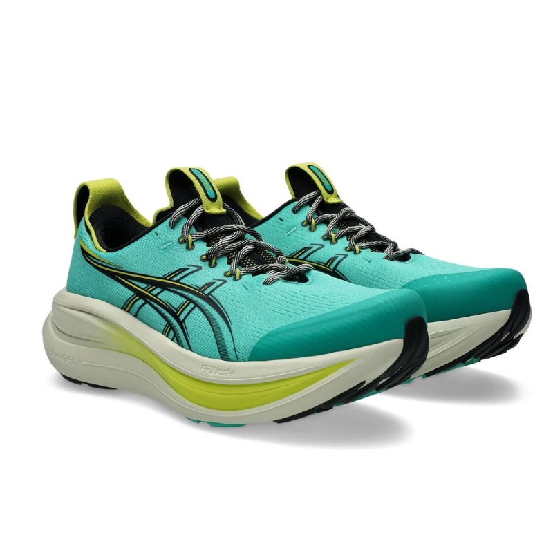 Jual Sepatu Lari Asics Gel-Nimbus 28 Tr Aurora Green-Black Original 1011C216.300 - hoops.sakaraguna.com