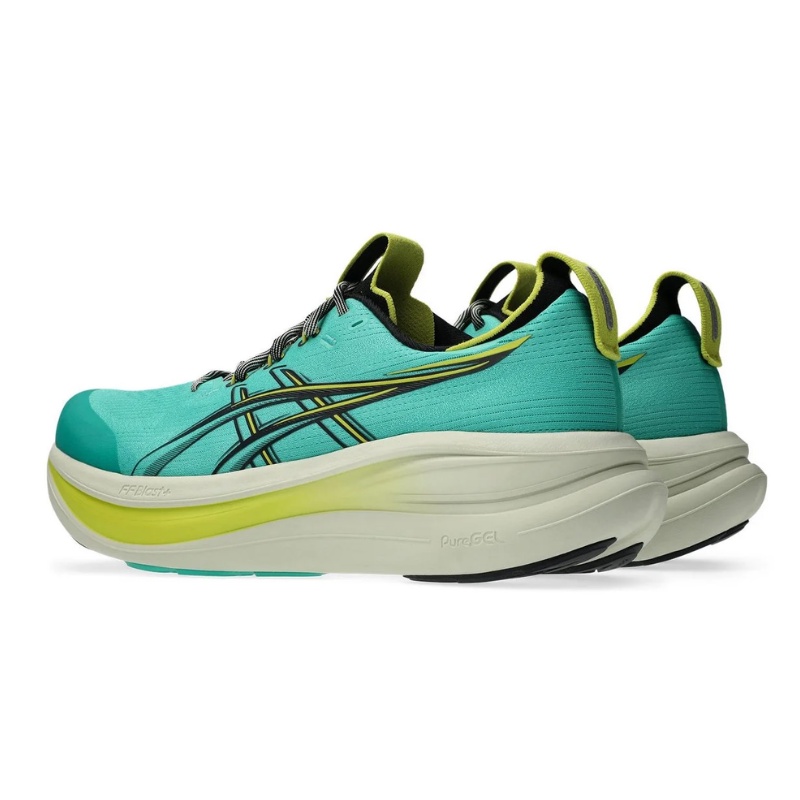 Jual Sepatu Lari Asics Gel-Nimbus 28 Tr Aurora Green-Black Original 1011C216.300 - hoops.sakaraguna.com