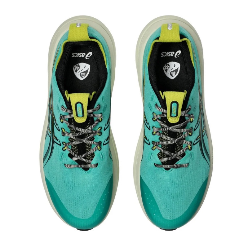 Jual Sepatu Lari Asics Gel-Nimbus 28 Tr Aurora Green-Black Original 1011C216.300 - hoops.sakaraguna.com