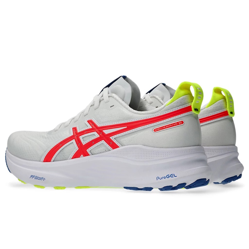 Jual Sepatu Lari Wanita Asics Wmns Gel-Kayano 32 Asics Track Club White - Flash Coral Original 1012B905.100 - hoops.sakaraguna.com