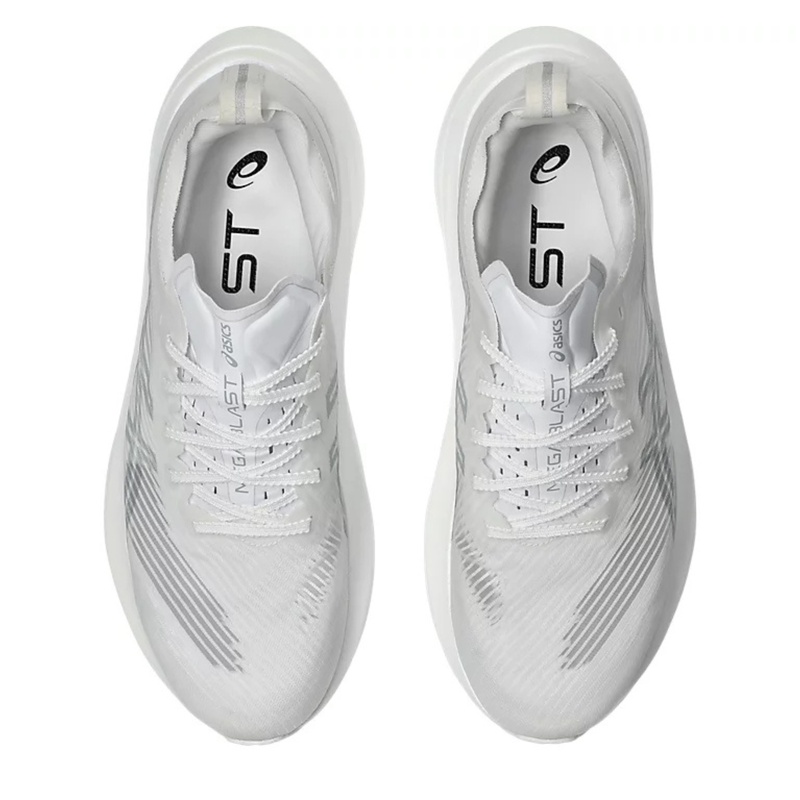 Jual Sepatu Lari Asics Megablast White - Piedmont Grey Original 1013A170.100 - hoops.sakaraguna.com