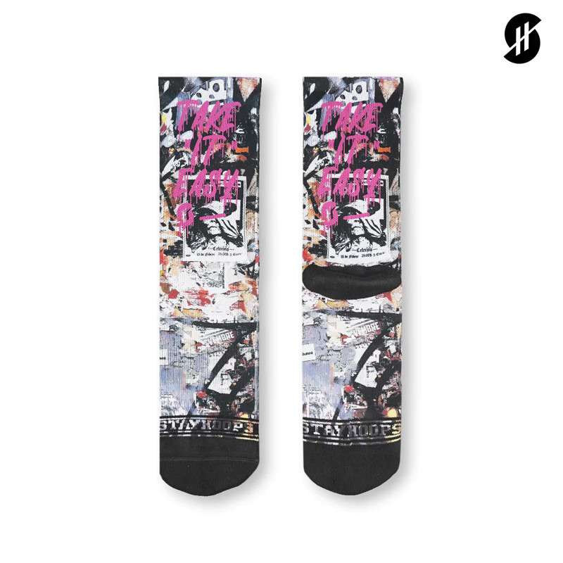 Jual Kaos Kaki Basket Stay Hoops Take It Easy Socks Multicolor Original 11452010 - hoops.sakaraguna.com