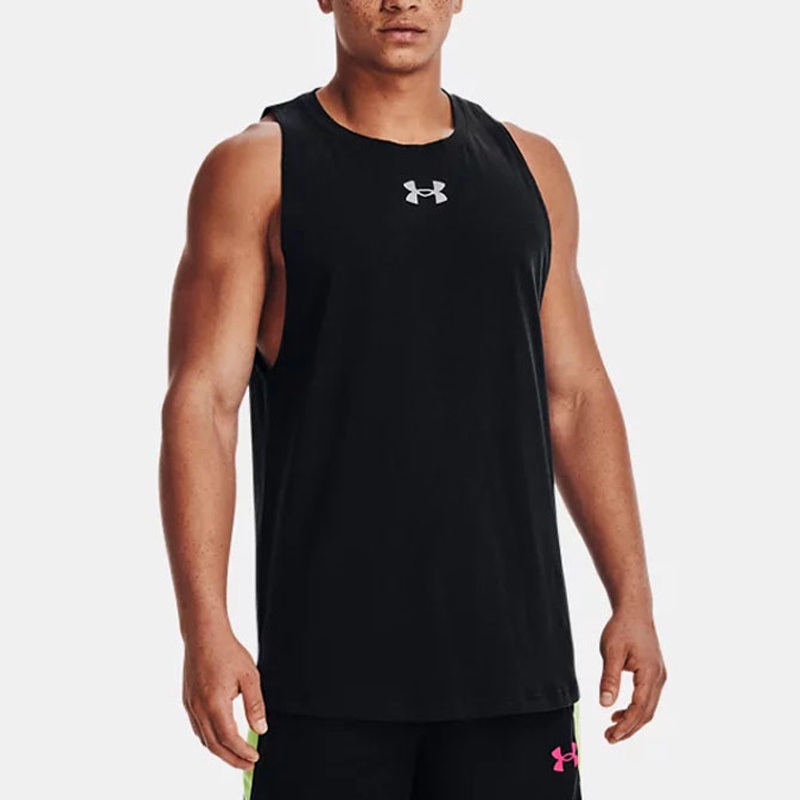 Jual Baju Training Under Armour Baseline Cotton Tank Sleeveless Top Black Original 1361901-003 - hoops.sakaraguna.com