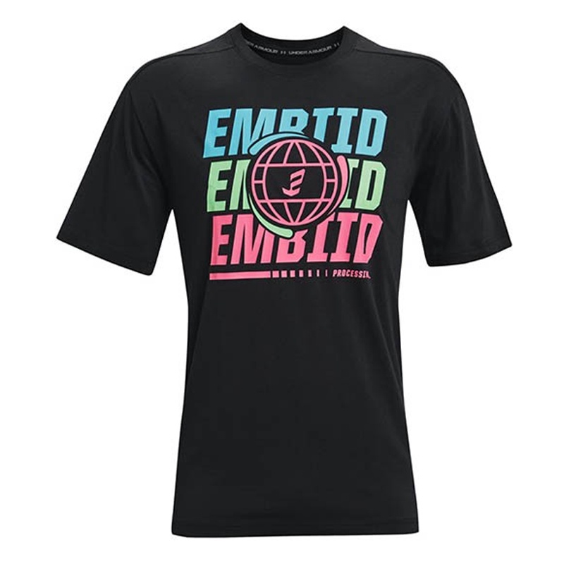 Jual Baju Basket Under Armour Embiid 21 Tee Black Original 1361969-001 - hoops.sakaraguna.com