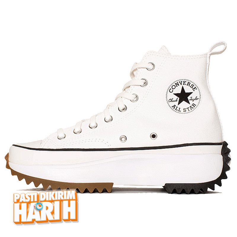 Beli Sepatu Sneakers Converse Run Star Hike High White Original 166799C