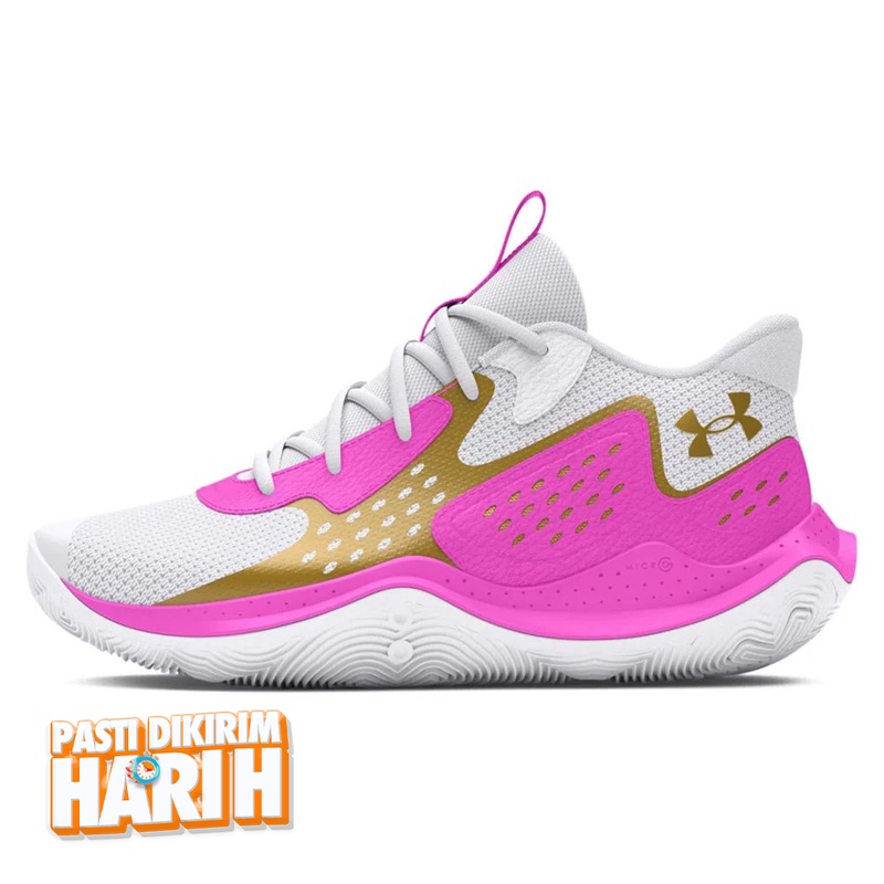 Beli Sepatu Basket Under Armour Ua Jet '23 Pink Original 3026634-105