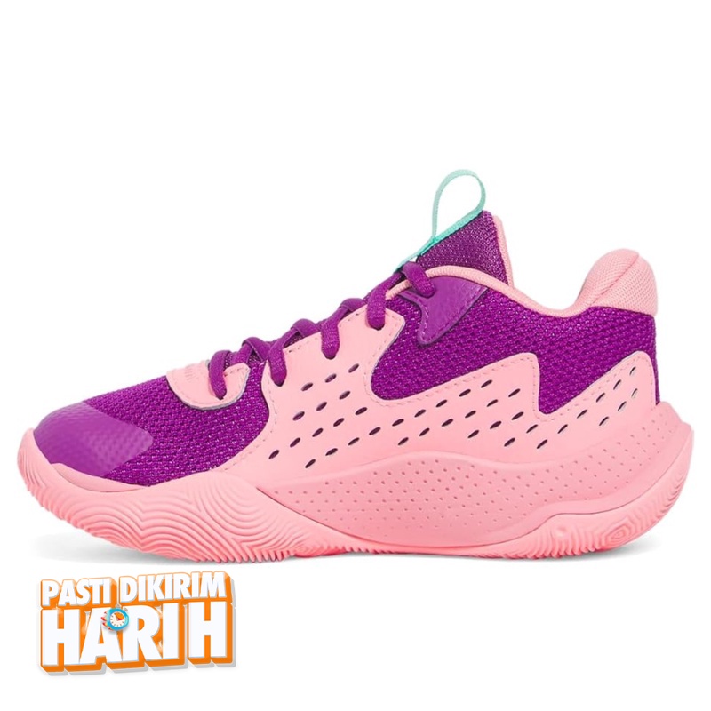 Beli Sepatu Basket Under Armour Ua Jet '23 Andromeda Purple Original 3026634-514