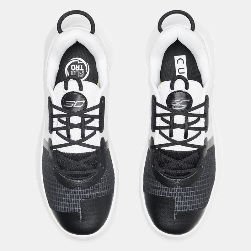 Jual Sepatu Basket Under Armour Curry 6 Flotro Shooting Star White Black Original 3027638-001 - hoops.sakaraguna.com