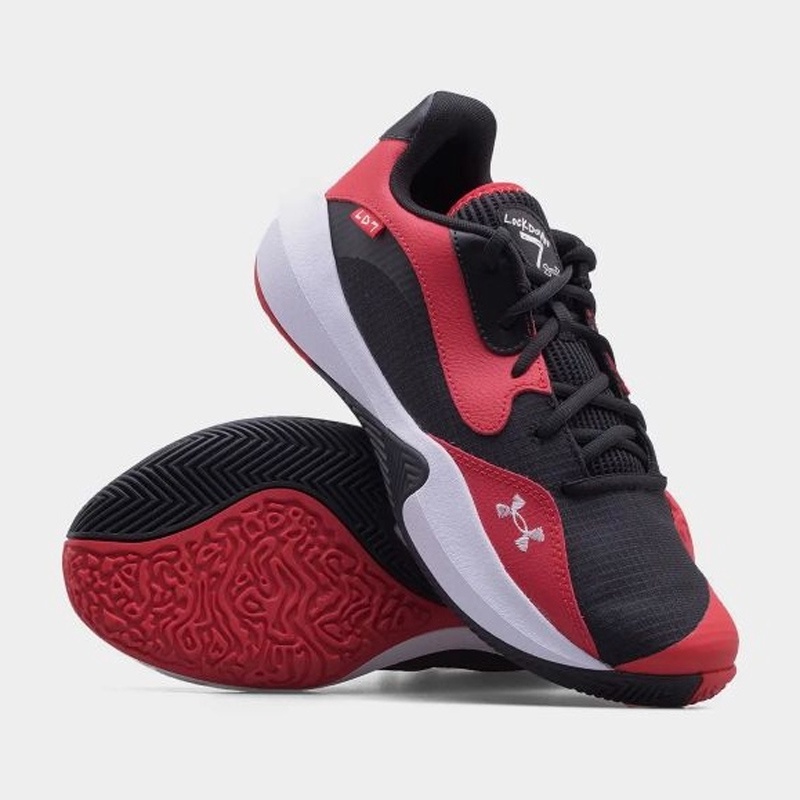 Jual Sepatu Basket Under Armour Ua Lockdown 7 Low Red Black Original 3027646-600 - hoops.sakaraguna.com