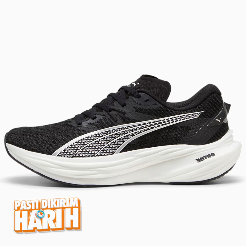 Beli Sepatu Lari Puma Deviate Nitro 3 Puma Black-Puma White Original 309707-01