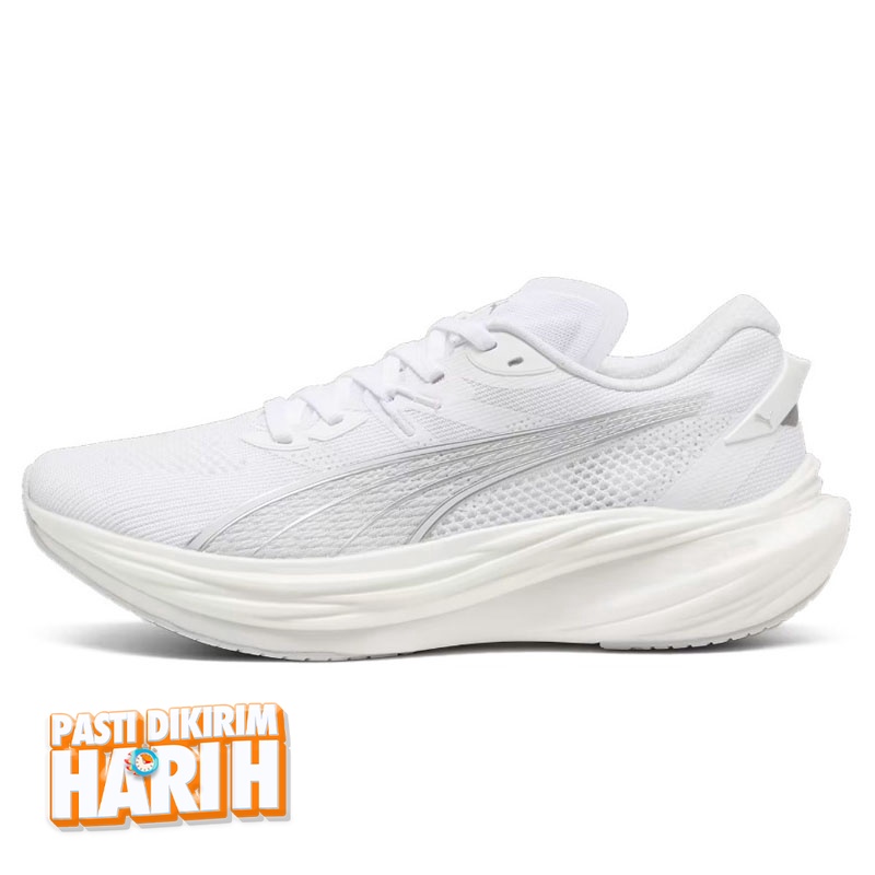 Jual Sepatu Lari Puma Deviate Nitro 3 Puma White-Feather Gray- Original 309707-10 - hoops.sakaraguna.com