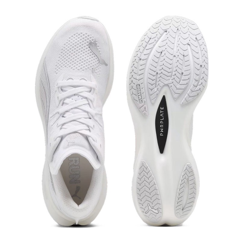 Jual Sepatu Lari Puma Deviate Nitro 3 Puma White-Feather Gray- Original 309707-10 - hoops.sakaraguna.com