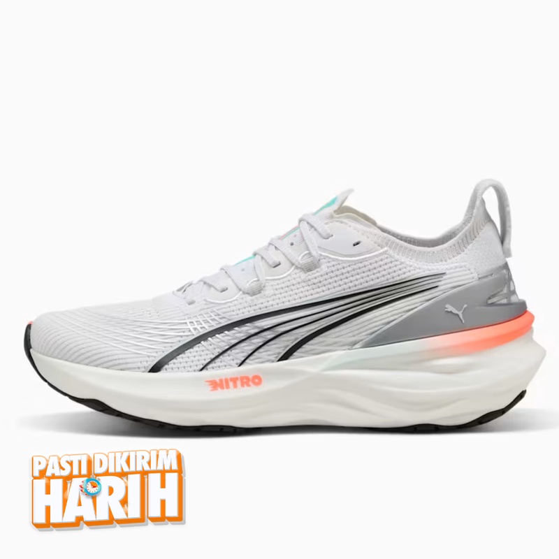 Beli Sepatu Lari Puma Foreverrun Nitro 2 White Glowing Red Original 310109-07