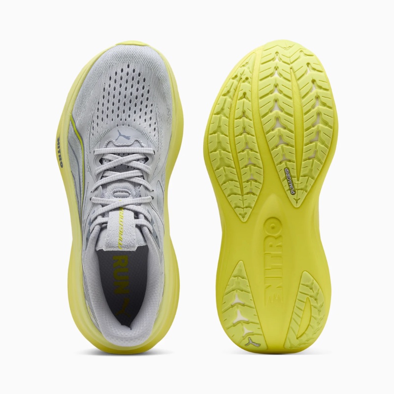 Jual Sepatu Lari Puma Magmax Nitro™ 2 Vibrant Silver-Lux Lime Original 312125-04 - hoops.sakaraguna.com