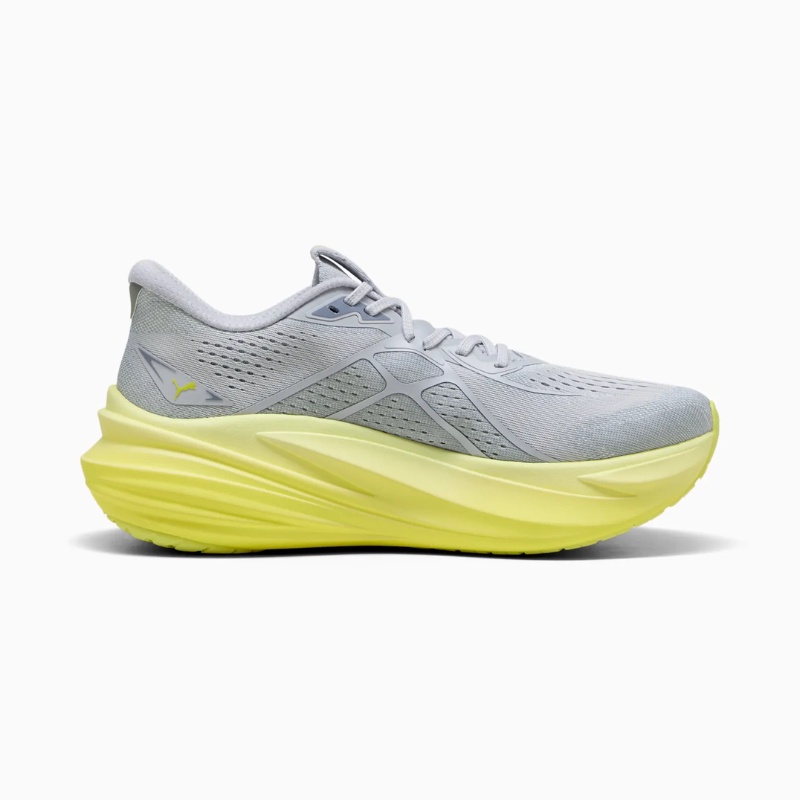 Jual Sepatu Lari Puma Magmax Nitro™ 2 Vibrant Silver-Lux Lime Original 312125-04 - hoops.sakaraguna.com