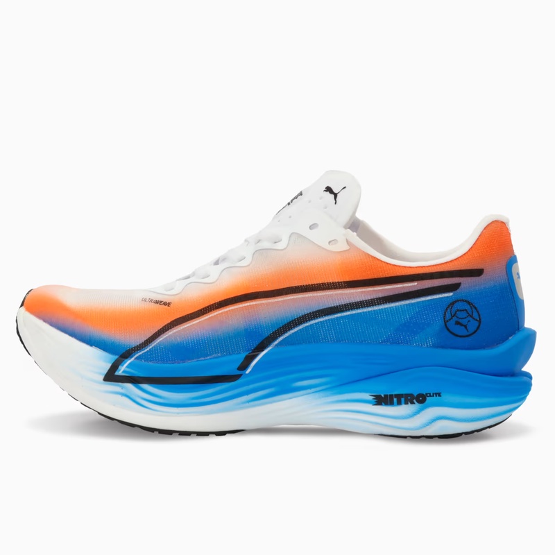 Jual Sepatu Lari Puma Deviate Nitro Elite 3 Ekiden Puma White - Heat Fire - Puma Black Original 313420-01 - hoops.sakaraguna.com