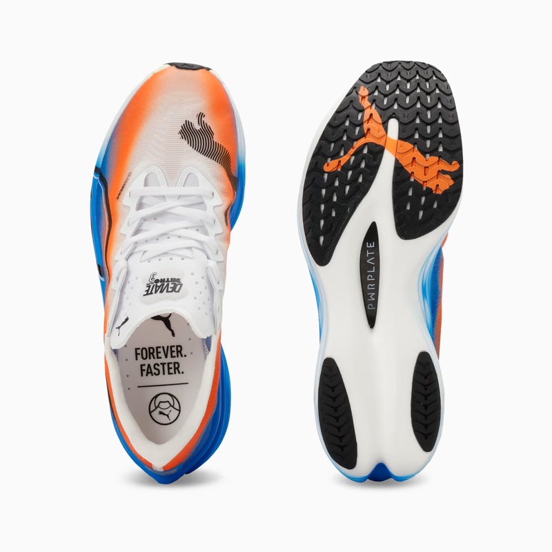 Jual Sepatu Lari Puma Deviate Nitro Elite 3 Ekiden Puma White - Heat Fire - Puma Black Original 313420-01 - hoops.sakaraguna.com