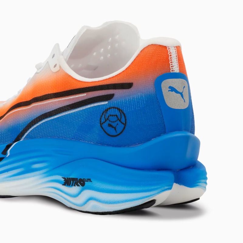 Jual Sepatu Lari Puma Deviate Nitro Elite 3 Ekiden Puma White - Heat Fire - Puma Black Original 313420-01 - hoops.sakaraguna.com