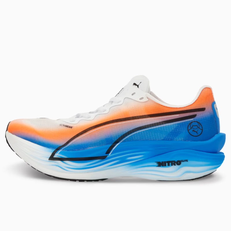 Jual Sepatu Lari Wanita Puma Wmns Deviate Nitro Elite 3 Ekiden Puma White - Heat Fire - Puma Black Original 313421-01 - hoops.sakaraguna.com