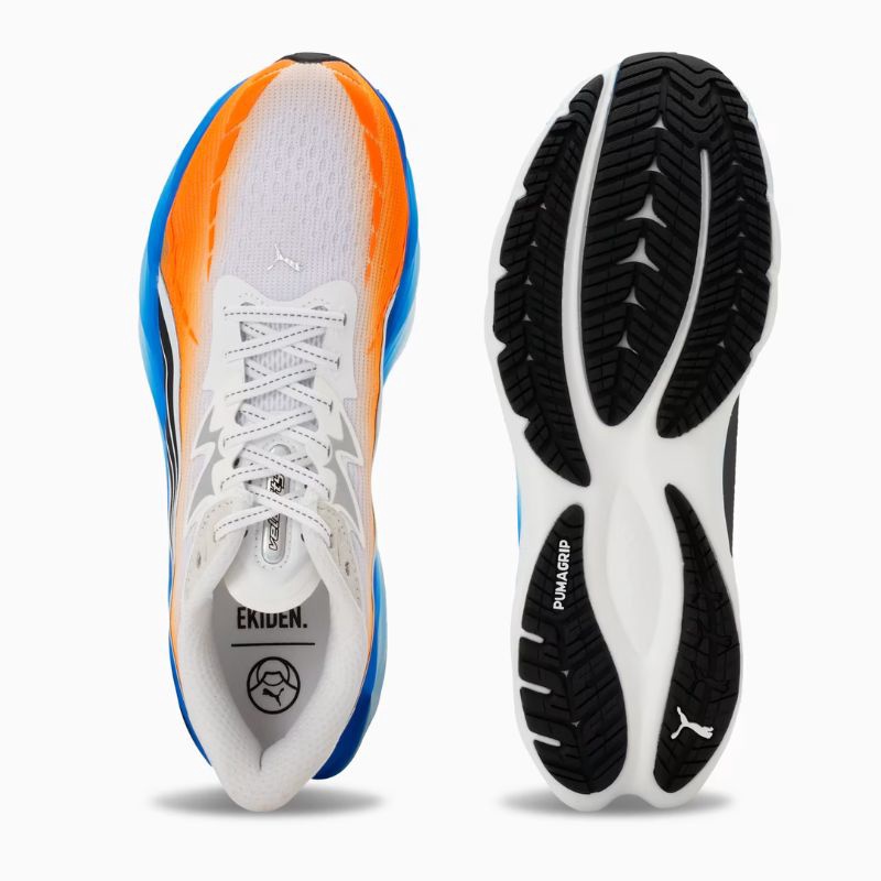 Jual Sepatu Lari Puma Velocity Nitro Ekiden Puma White-Heat Fire-Ultra Blue Original 313424-01 - hoops.sakaraguna.com