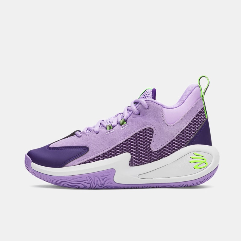 Beli Sepatu Basket Anak Under Armour Gs Curry 3Z 25 Sde Transparent Purple Original 6001882-538