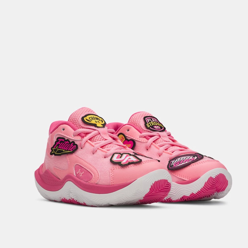 Jual Sepatu Basket Anak Under Armour Ua Ps Jet '25 Vc Pink Original 6006516-639 - hoops.sakaraguna.com