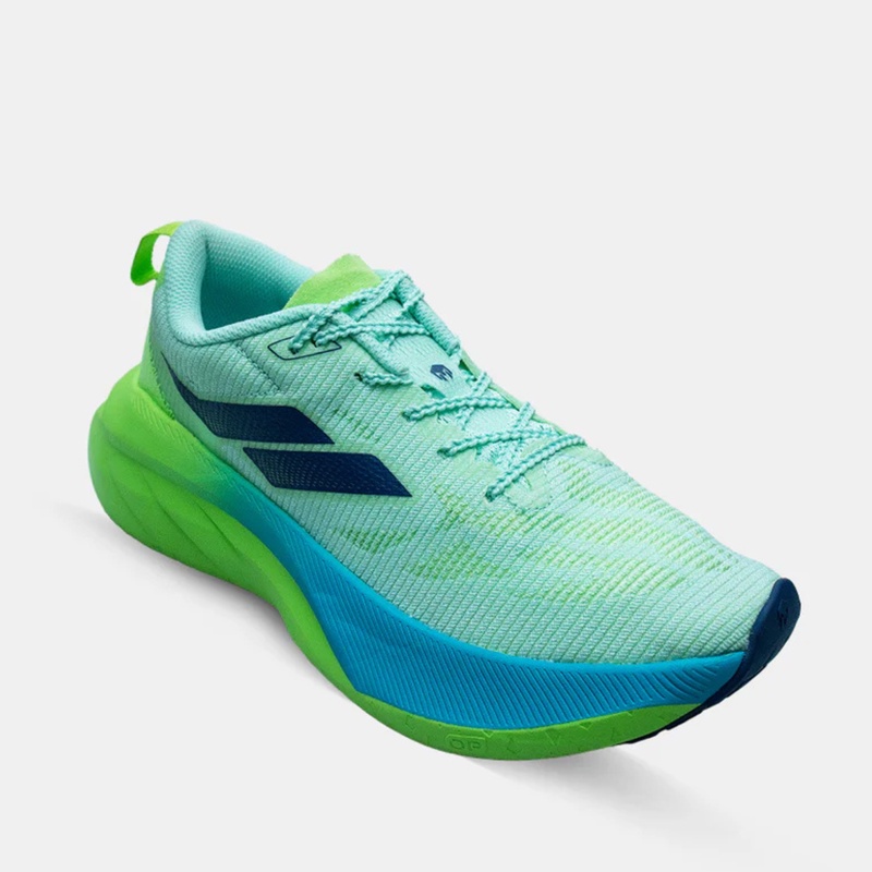 Jual Sepatu Lari Mills Enerstrike Blitz M2 Peel Green - Lime Green - Capri Blue Original 9107102 - hoops.sakaraguna.com