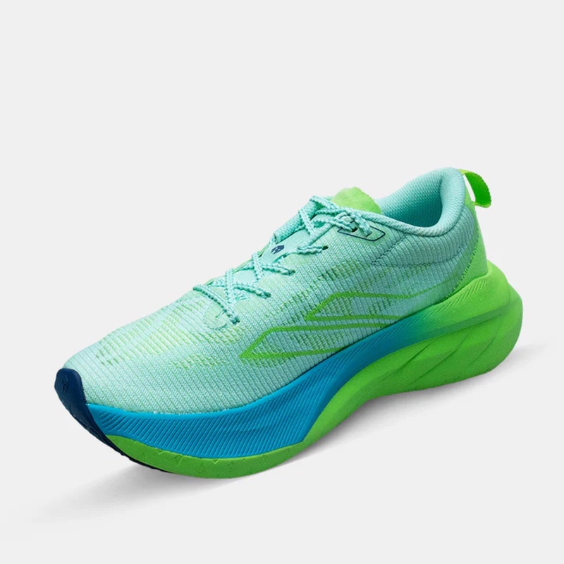 Jual Sepatu Lari Mills Enerstrike Blitz M2 Peel Green - Lime Green - Capri Blue Original 9107102 - hoops.sakaraguna.com