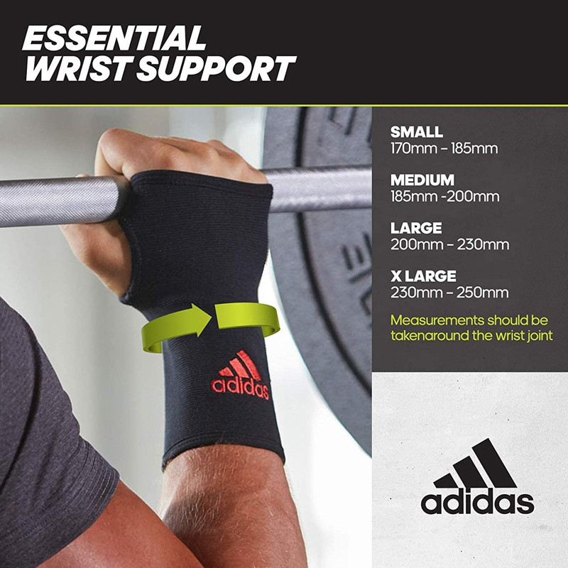 Jual Aksesoris Training Adidas Wrist Support (S) Black Original Adsu-12441Rd - hoops.sakaraguna.com