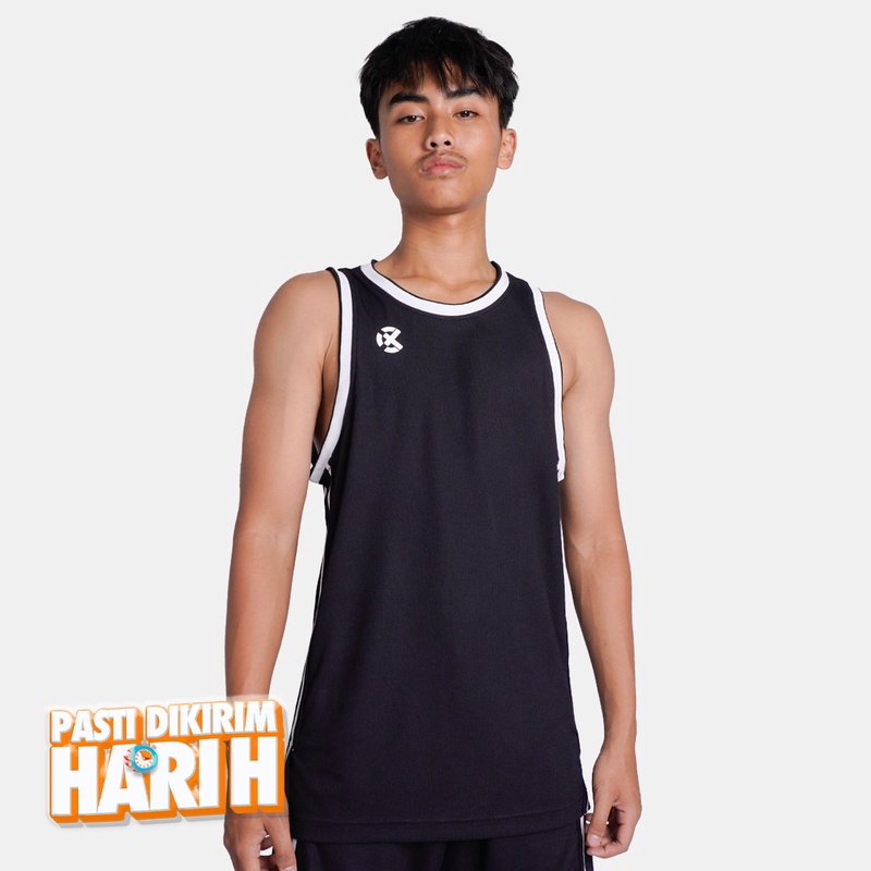 Beli Baju Basket Rechampx Dunx Bb Jersey Black White Original Cx-B040204-001