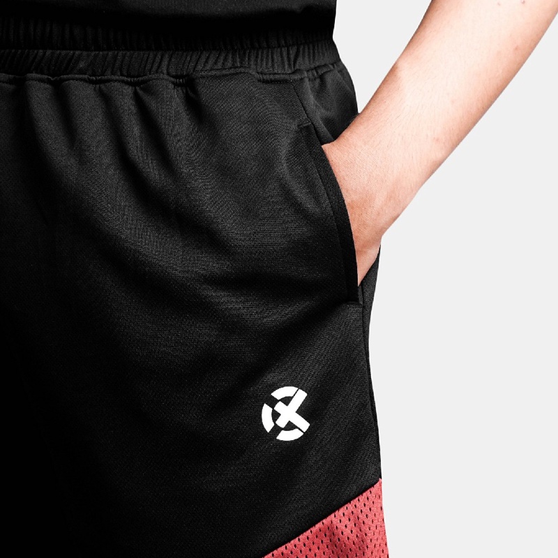 Jual Celana Basket Rechampx 2-Tone Basketball Shorts Black Red Original Cx-B100107-064 - hoops.sakaraguna.com