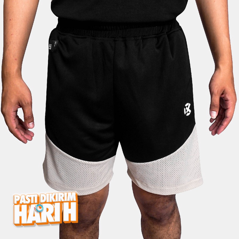 Jual Celana Basket Rechampx 2-Tone Basketball Shorts Black Cream Original Cx-B100107-071 - hoops.sakaraguna.com