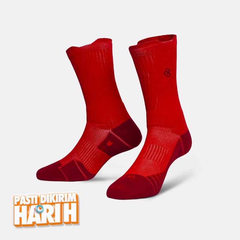 Jual Kaos Kaki Basket Rechampx Prime Crew Socks 1X Prime-Red Original Cx-B330101-656 - hoops.sakaraguna.com