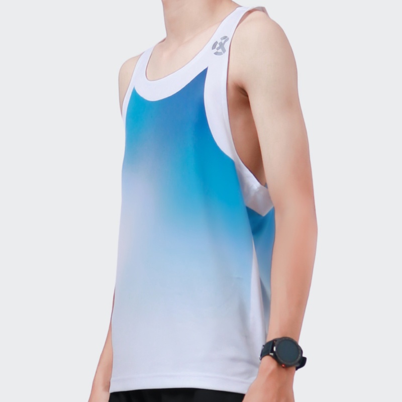 Jual Baju Lari Rechampx Race Tank Top White-Blue Original Cx-R020214-414 - hoops.sakaraguna.com