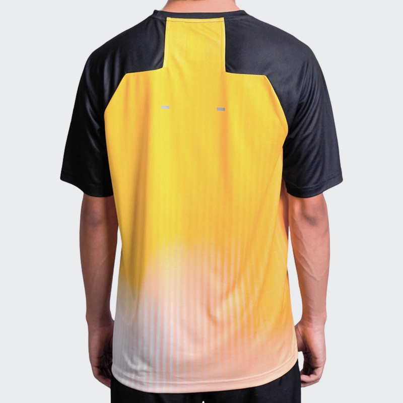 Jual Baju Lari Rechampx Race Short Sleeves Top Black Yellow Original Cx-R030214-701 - hoops.sakaraguna.com