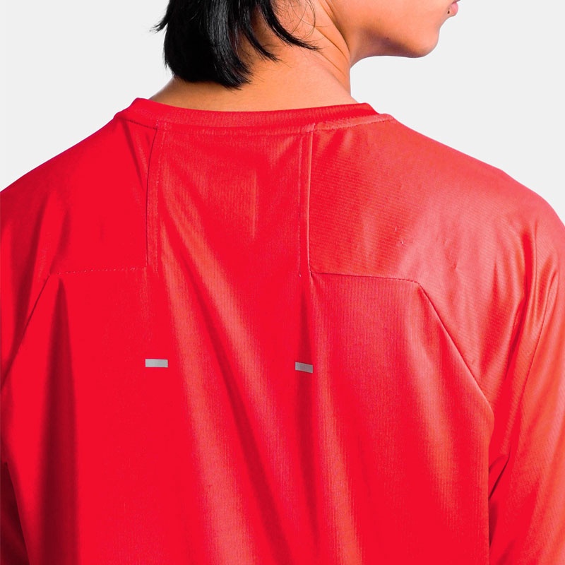 Jual Baju Lari Rechampx Race Short Sleeves Top Red - White Original Cx-R030314-610 - hoops.sakaraguna.com