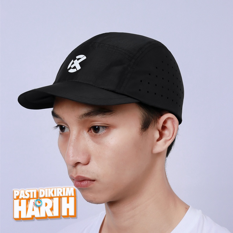 Jual Topi Lari Rechampx Race Cap Black - White Original Cx-R320309-001 - hoops.sakaraguna.com