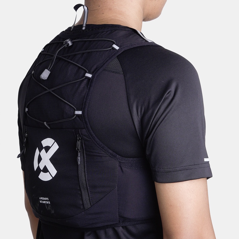 Jual Tas Lari Rechampx Hydration Backpack Vest 4L Black - White Original Cx-R430108-001 - hoops.sakaraguna.com